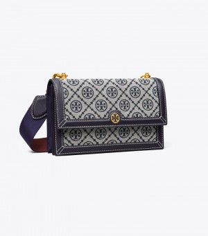 Tory Burch Mini T Monogram Axelväska Dam | EOURGCM-82