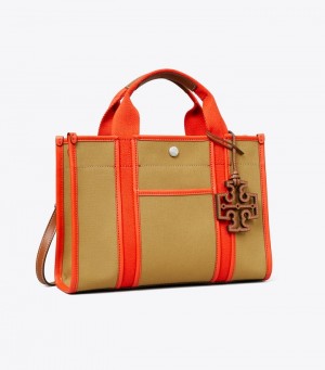 Tory Burch Small Twill Toteväska Dam | KPZFXWI-85