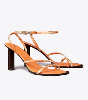 Tory Burch Split Mignon Snörade Klackar Sandal Höga Klackar Dam | LXTAIOM-63