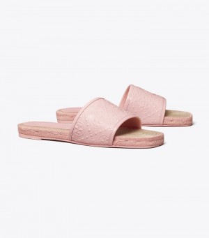 Tory Burch T Monogram Espadrille Slide Dam | FCYKZET-97