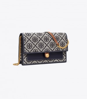 Tory Burch T Monogram Jacquard Wallet Crossbody Mini Bags Dam | NUKQOTX-79