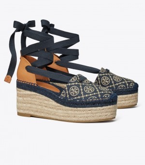 Tory Burch T Monogram Kilklack Espadriller Dam | XUTROEI-38