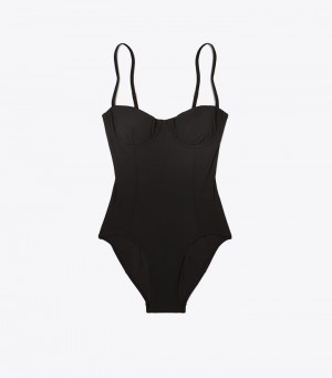 Tory Burch Underwire One-piece Swimwear & Cover-Ups Dam | APOWYSZ-02