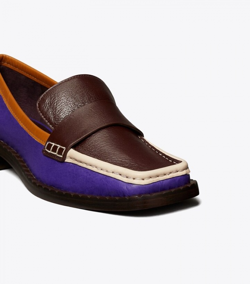 Tory Burch 70s Square Mules & Loafers Dam | WPERBQV-79