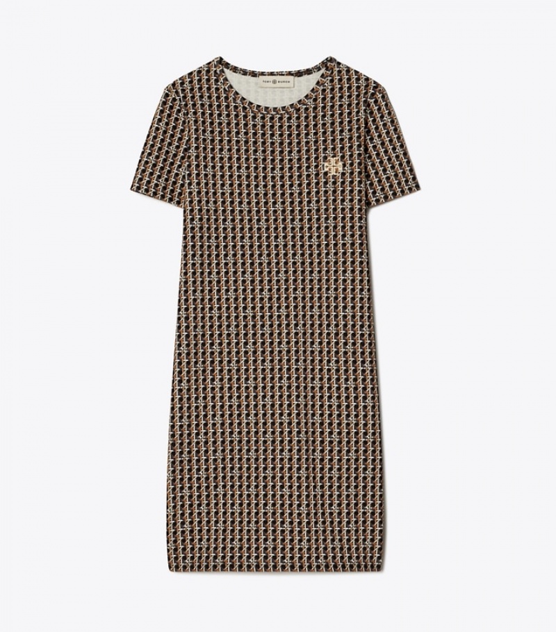 Tory Burch Basket-weave T-shirt Dresses Dam | LFNCBVW-90