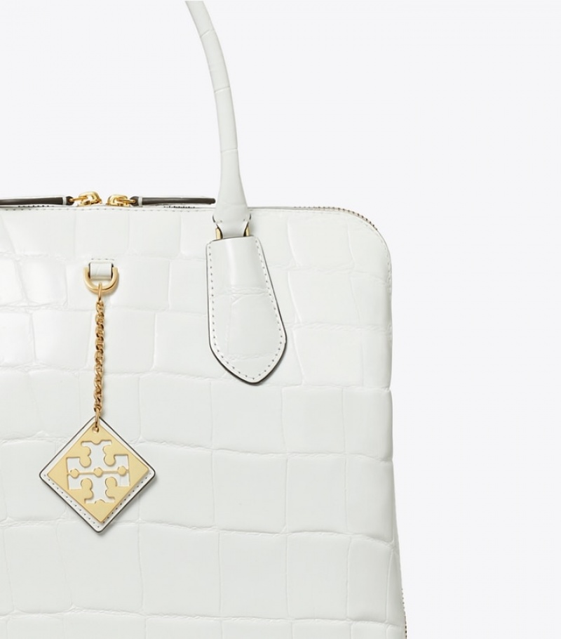 Tory Burch Embossed Swing Satchel Väska Dam | UXERHYD-92