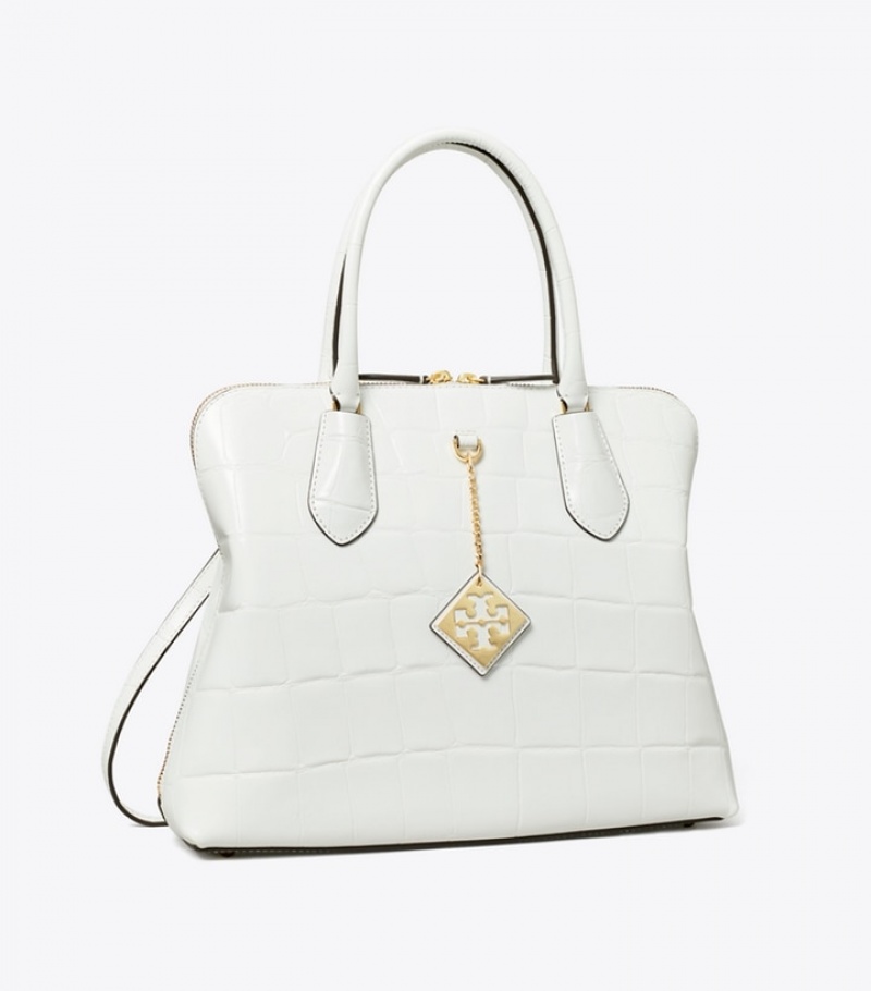 Tory Burch Embossed Swing Satchel Väska Dam | UXERHYD-92