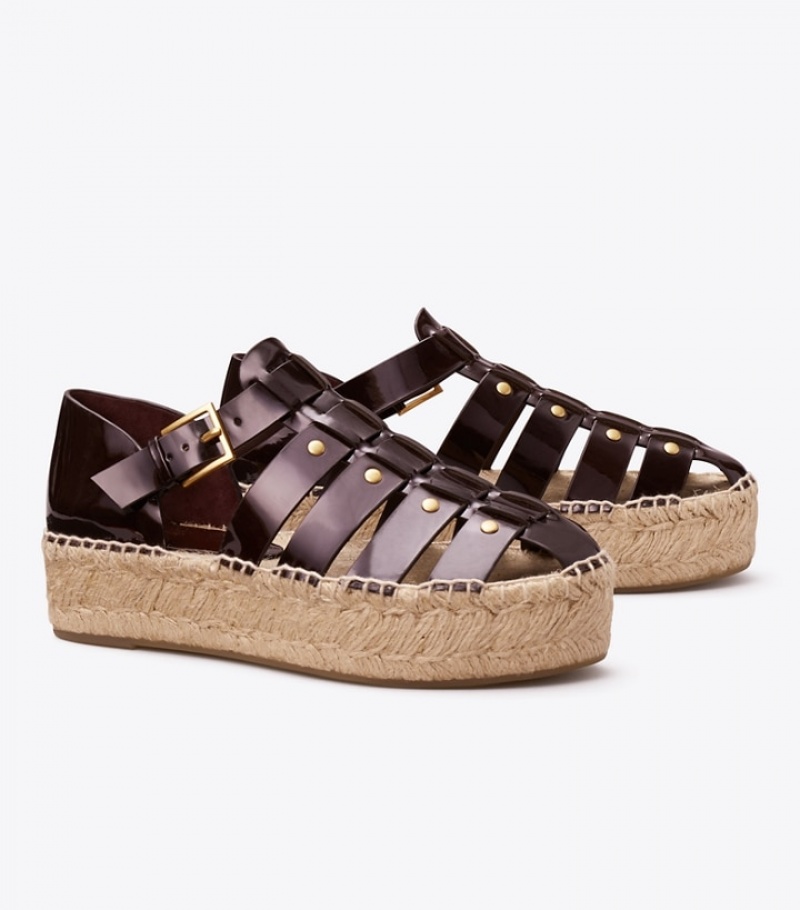 Tory Burch Fisherman Platform Espadriller Dam | OXPLRES-25