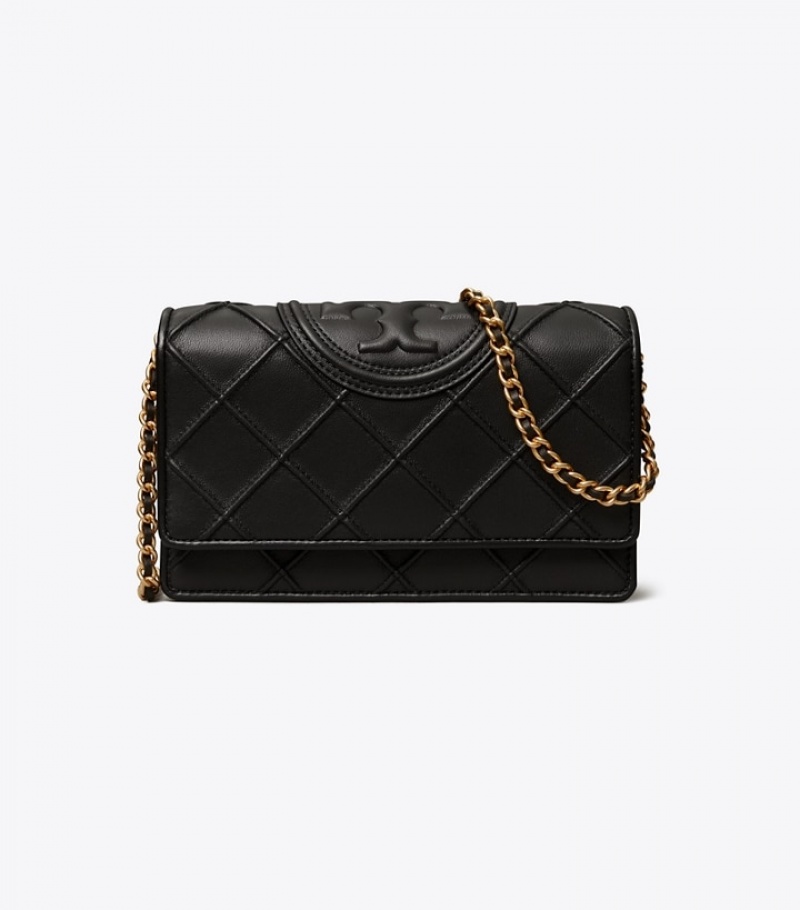 Tory Burch Fleming Soft Chain Wallet Mini Bags Dam | VYNHQWA-62