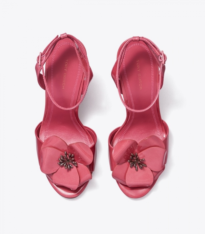 Tory Burch Flower Klackar Sandaler Dam | ZTAUWEI-27