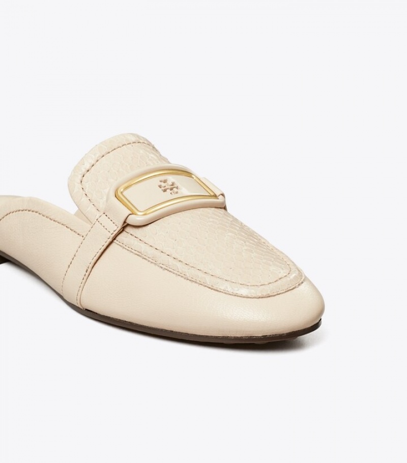 Tory Burch Georgia Backless Mules & Loafers Dam | GAJDFKB-21