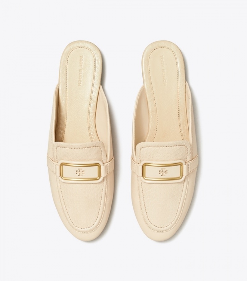 Tory Burch Georgia Backless Mules & Loafers Dam | GAJDFKB-21