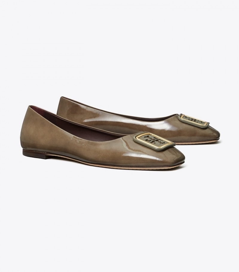 Tory Burch Georgia Ballets & Flats Dam | OTMSJXD-04