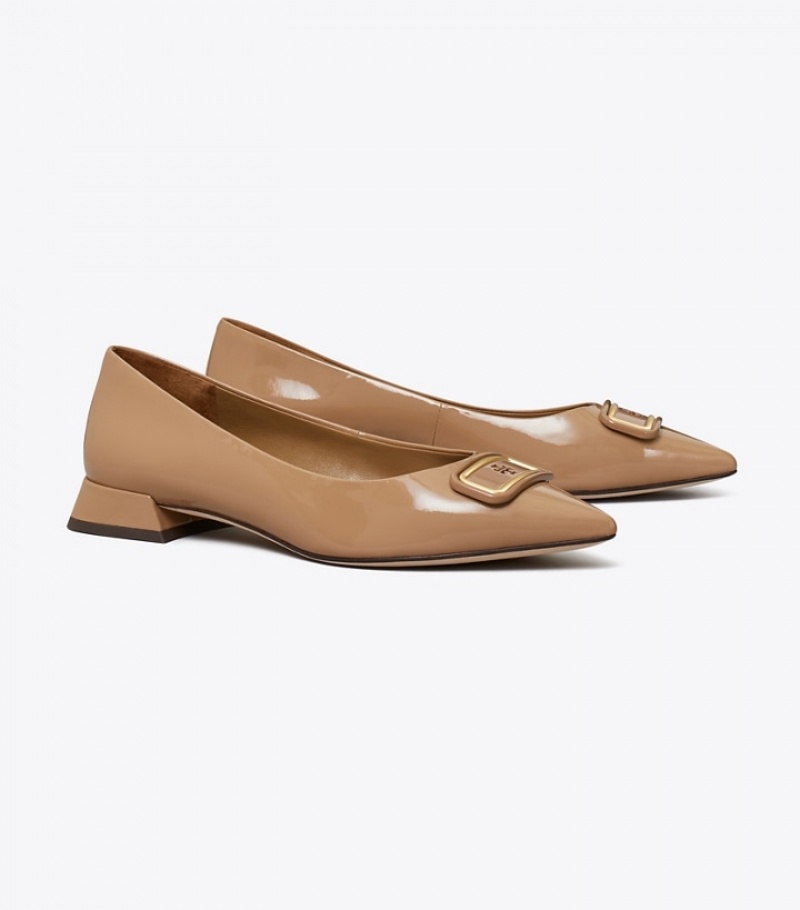 Tory Burch Georgia Pointed Tå Ballets & Flats Dam | ILTCZMW-48