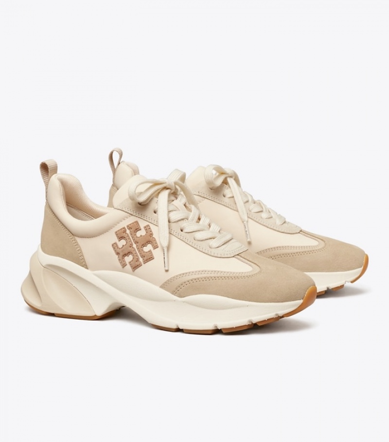 Tory Burch Good Luck Trainer Sneakers Dam | JZEINGC-65