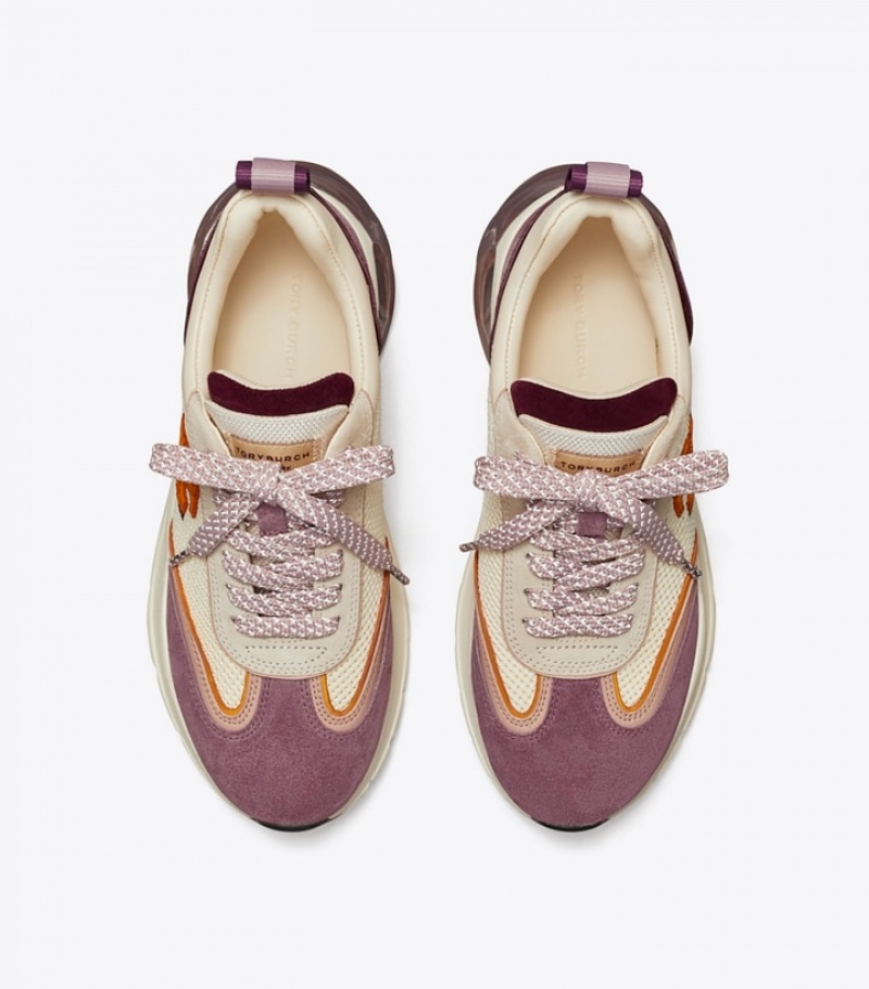 Tory Burch Good Luck Trainer Sneakers Dam | OHMBWNK-70