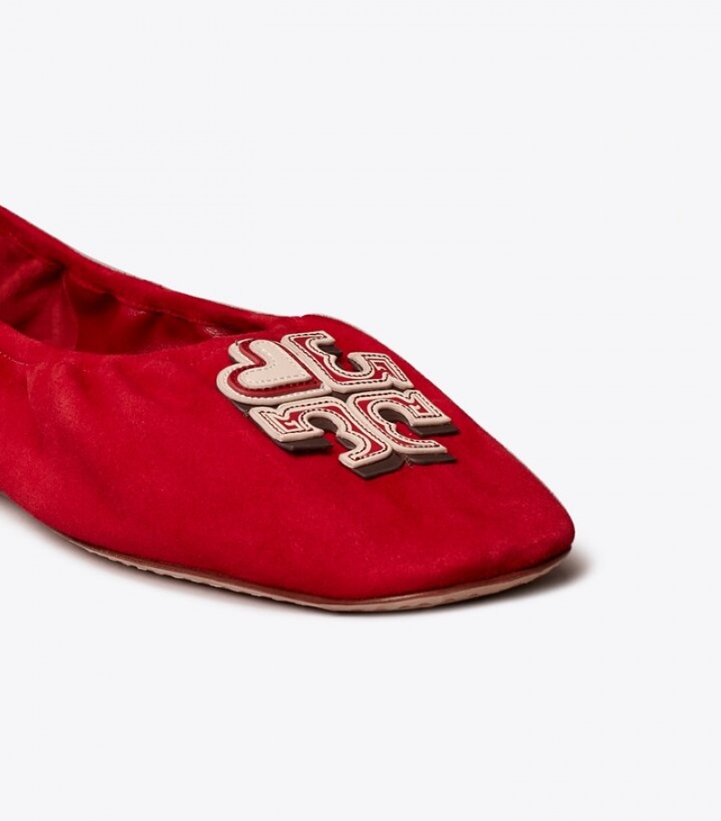 Tory Burch Heart Ballets & Flats Dam | QYZSLBG-47