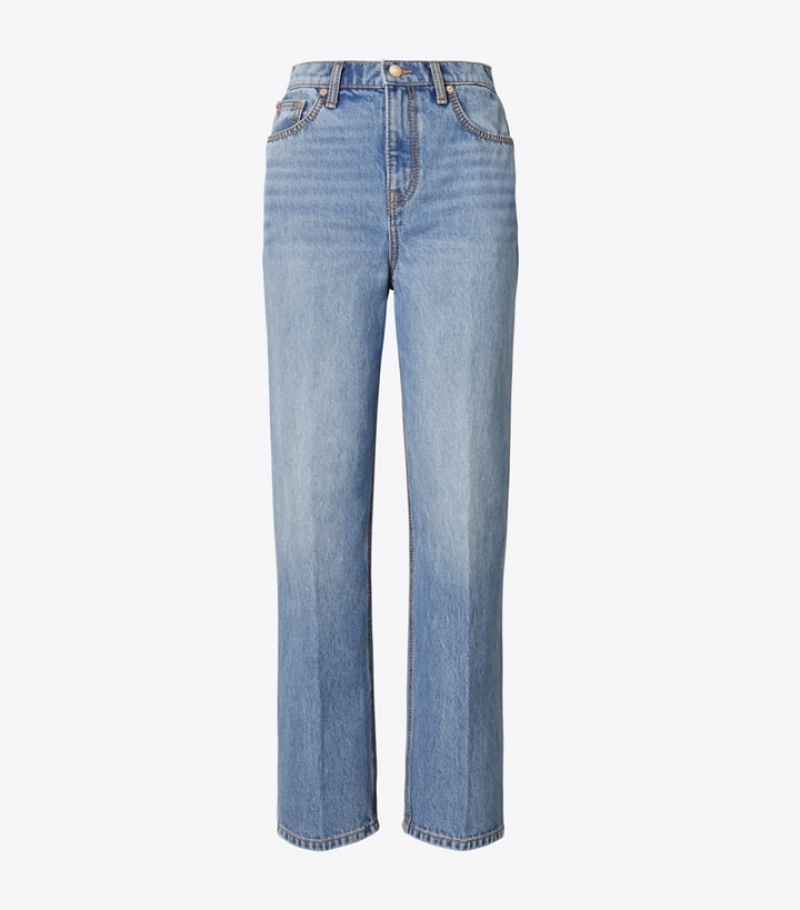 Tory Burch High-rise Hetero Pants & Denim Dam | LJZSMXN-92