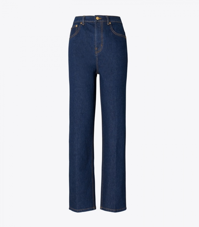 Tory Burch High-rise Hetero Pants & Denim Dam | PYRTVDU-08