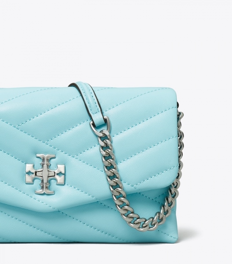 Tory Burch Kira Chevron Chain Wallet Mini Bags Dam | BNGDFHI-47