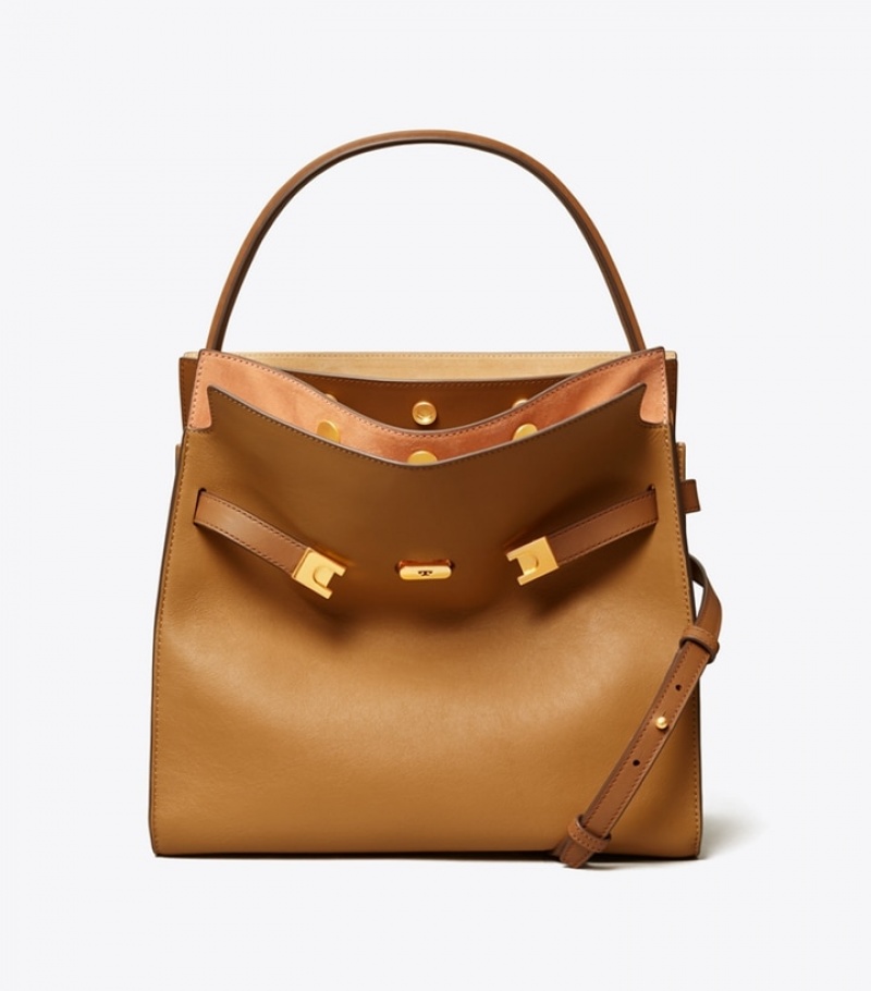 Tory Burch Lee Radziwill Double Satchel Väska Dam | DCVNUTM-20