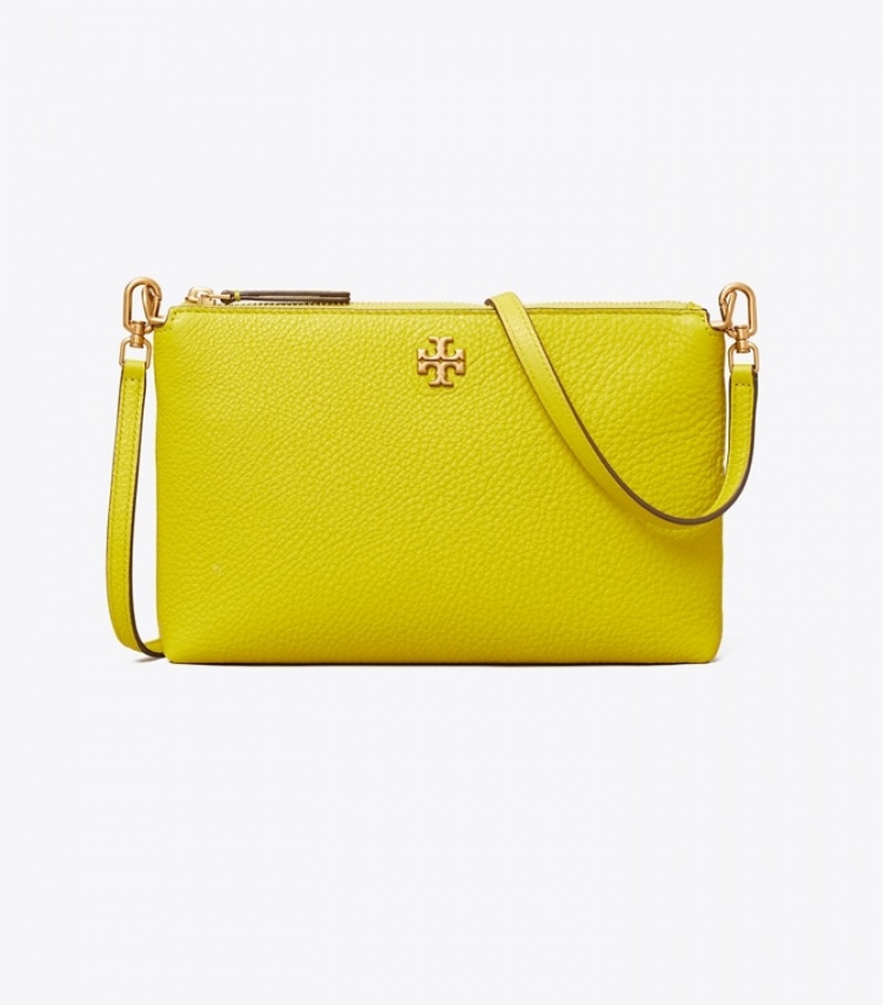 Tory Burch Mercer Pebbled Zip Crossbody Väska Dam | ENZYADU-71