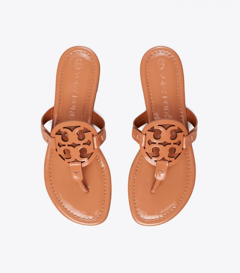 Tory Burch Miller Lack Läder Sandaler Dam | WPYAFUQ-87