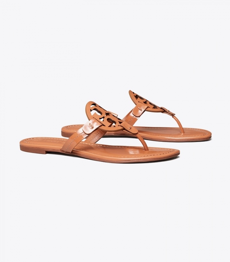 Tory Burch Miller Lack Läder Sandaler Dam | WPYAFUQ-87