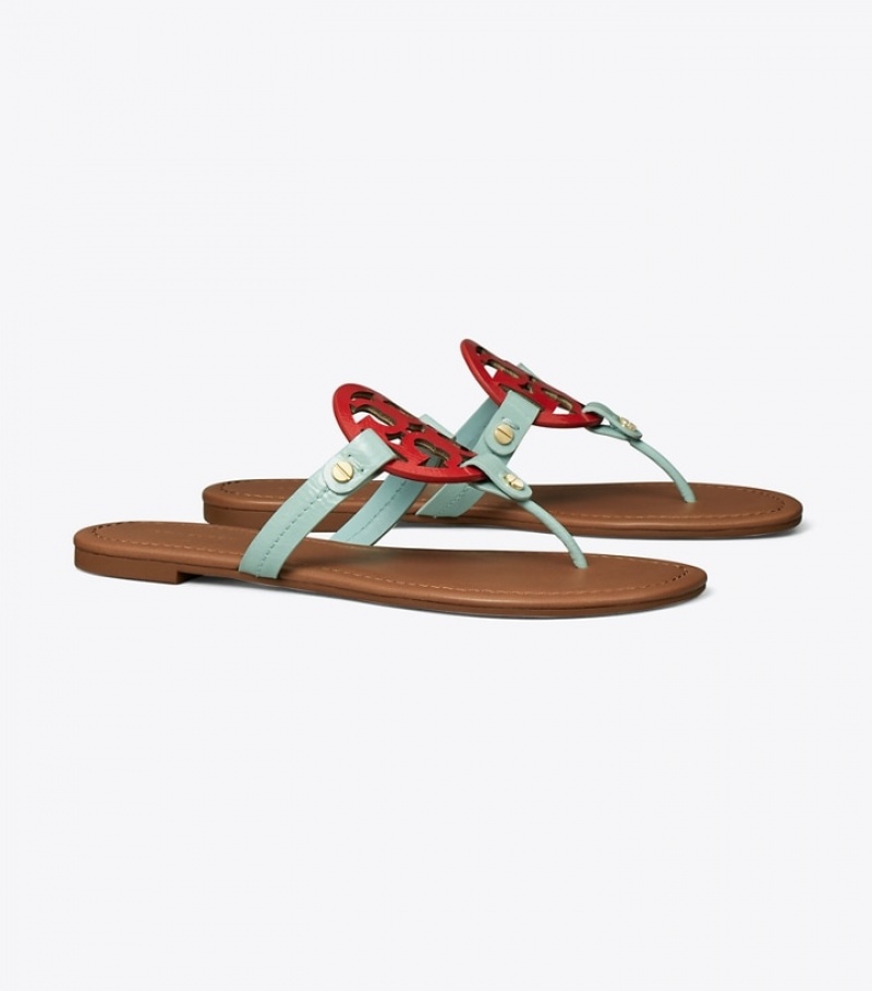 Tory Burch Miller Sandal, Läder Sandaler Dam | YWRVPNX-37