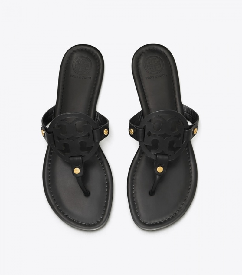 Tory Burch Miller Sandal, Läder Sandaler Dam | QTZFSIO-20