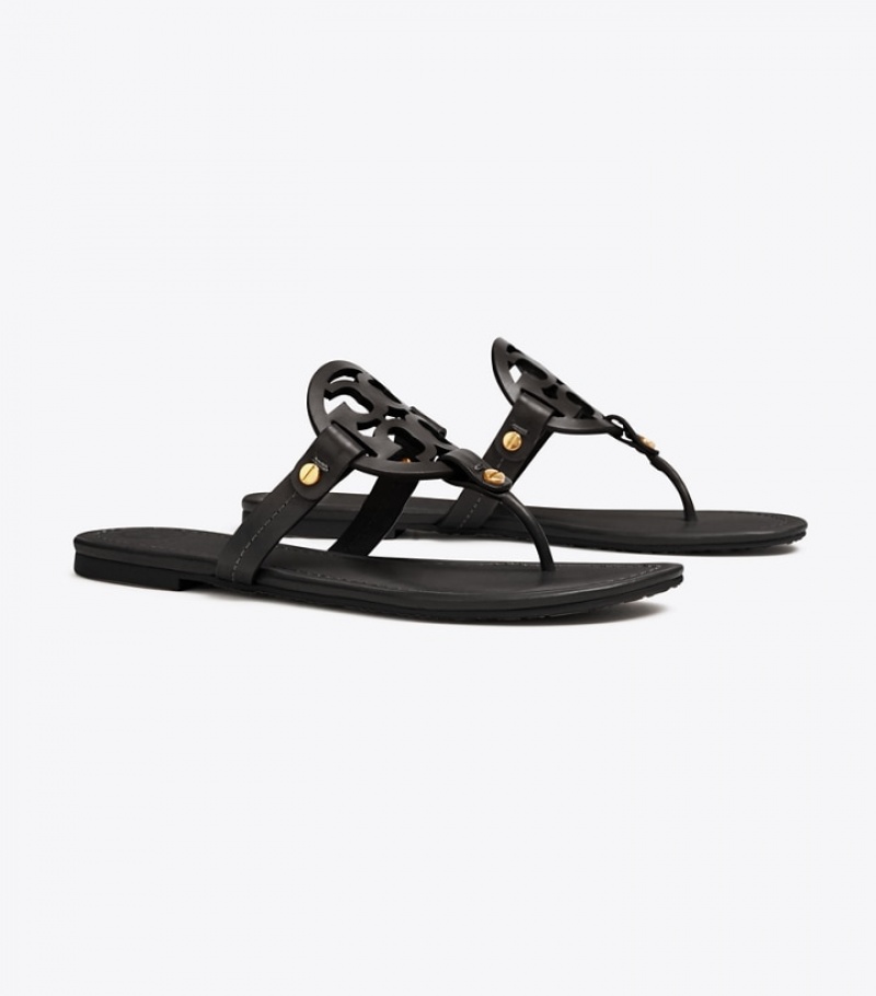 Tory Burch Miller Sandal, Läder Sandaler Dam | QTZFSIO-20