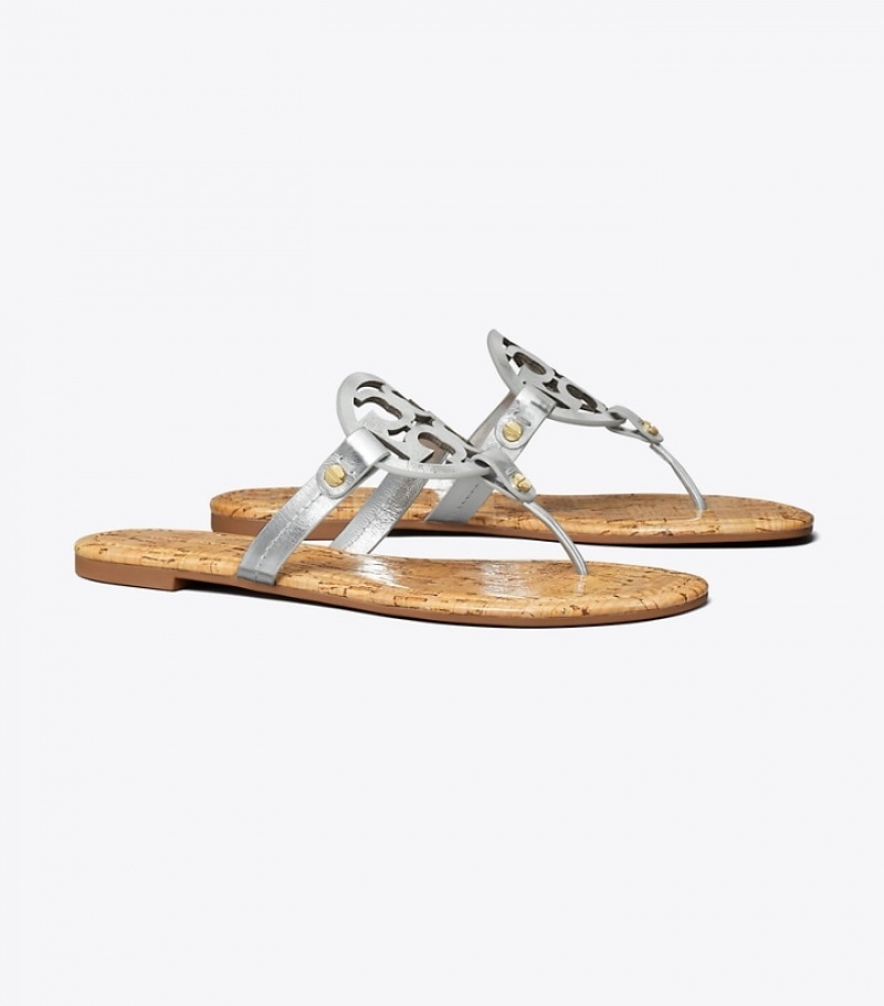 Tory Burch Miller Sandal, Läder Sandaler Dam | NMUQSAV-51