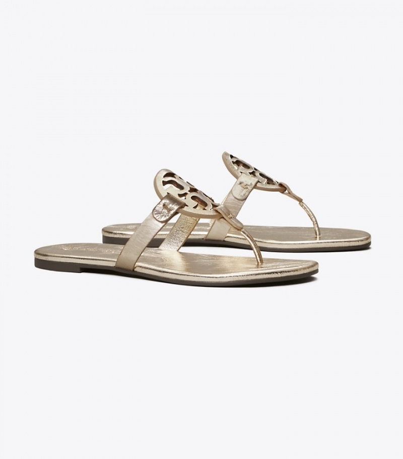 Tory Burch Miller Soft Metallic Sandaler Dam | XMYSRKO-01