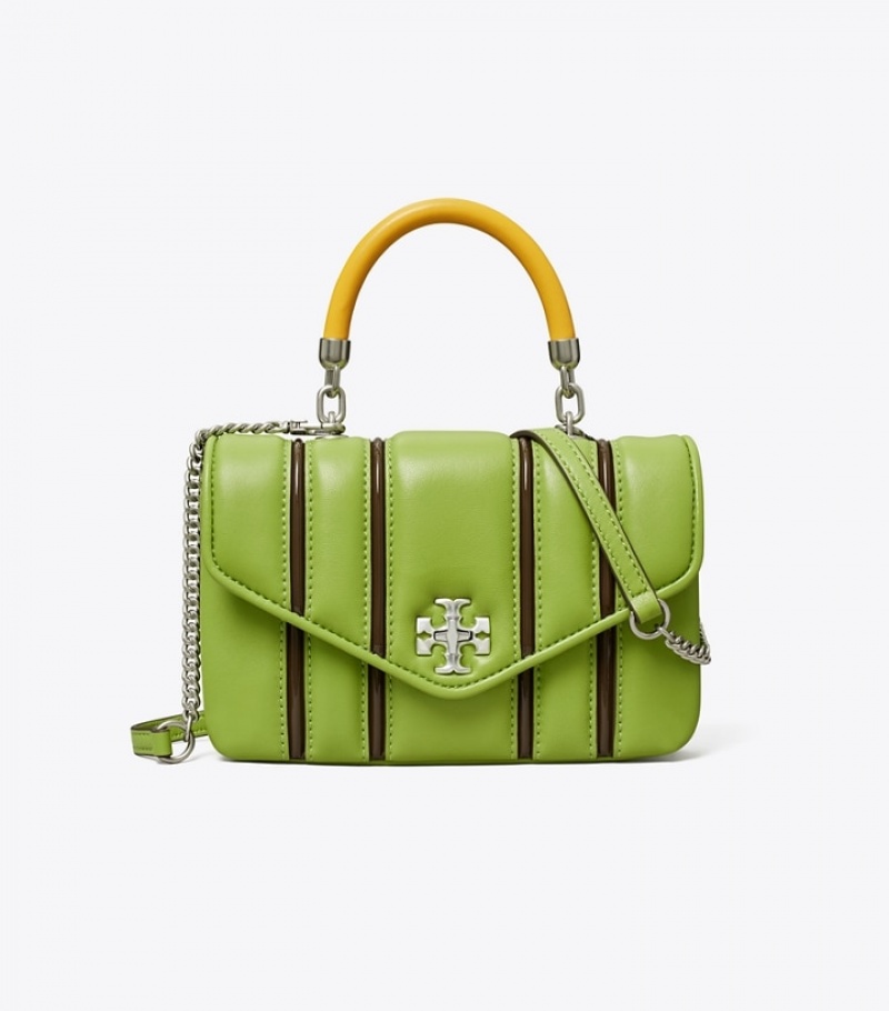 Tory Burch Mini Kira Bombé Stripe Top-handle Crossbody Väska Dam | SXOBHCJ-69