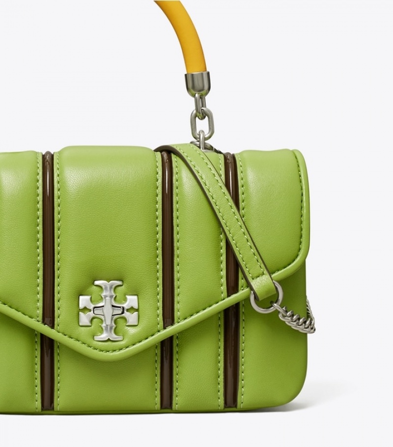 Tory Burch Mini Kira Bombé Stripe Top-handle Crossbody Väska Dam | SXOBHCJ-69