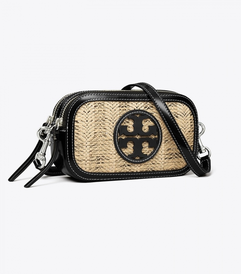 Tory Burch Mini Miller Linen Crossbody Väska Dam | YHVWZFO-59