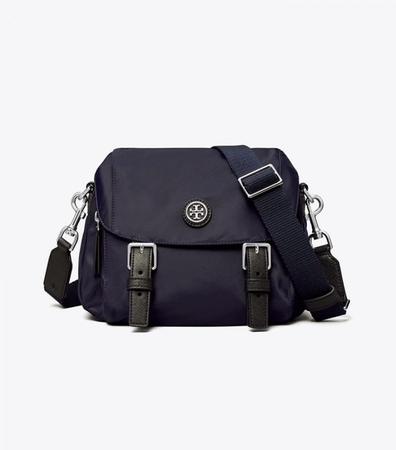 Tory Burch Nylon Small Messenger Crossbody Väska Dam | VPEQOKM-27