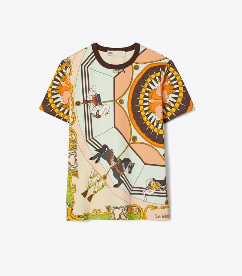 Tory Burch Printed Tops & Shirts Dam | FWSDQXY-38