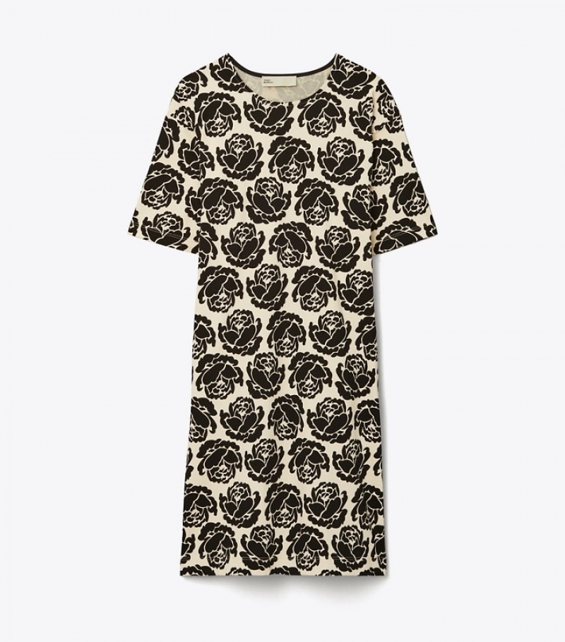 Tory Burch Rose T-shirt Dresses Dam | CVKXSDN-59