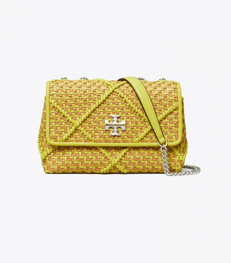 Tory Burch Small Kira Diamond Woven Convertible Axelväska Dam | COIZHNR-18