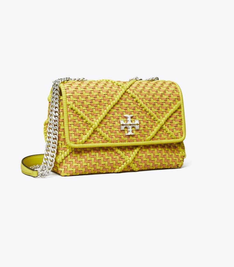 Tory Burch Small Kira Diamond Woven Convertible Axelväska Dam | COIZHNR-18