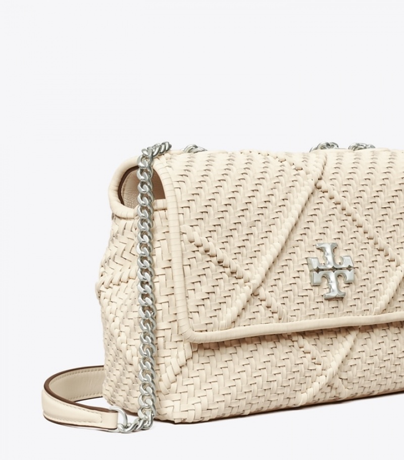 Tory Burch Small Kira Diamond Woven Convertible Axelväska Dam | USTDOHW-74