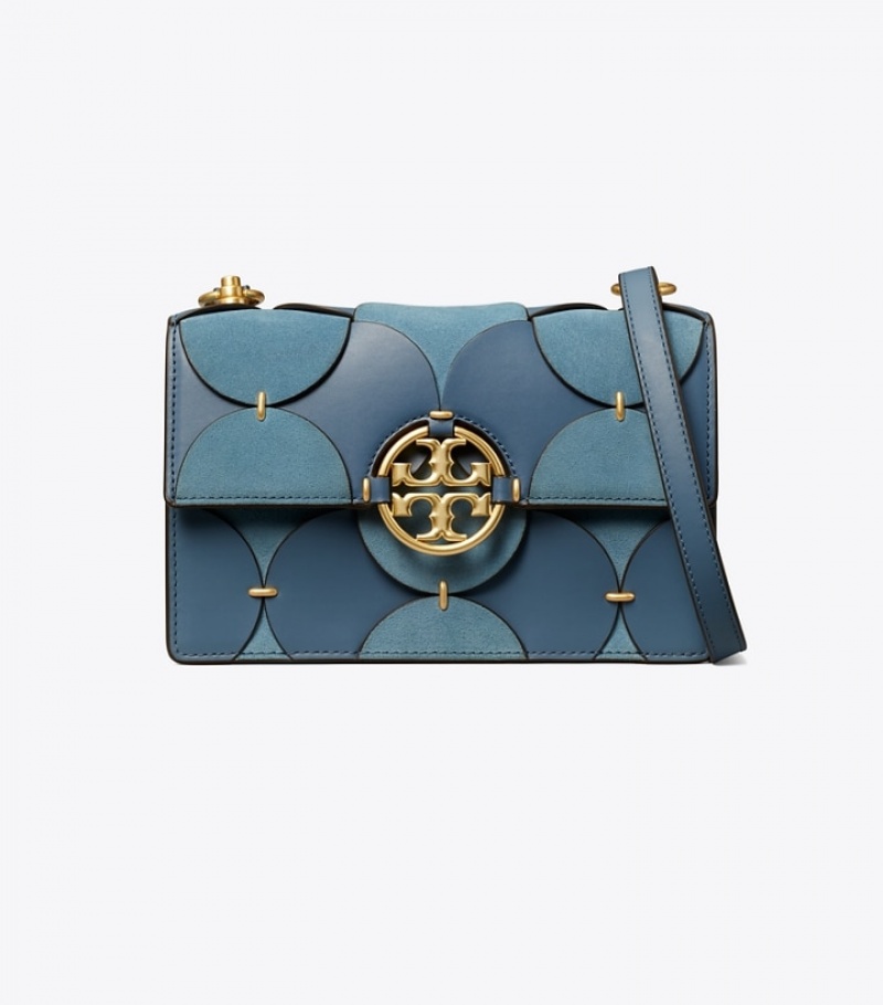 Tory Burch Small Miller Exotic Die-cut Flap Axelväska Dam | FWPVICZ-06