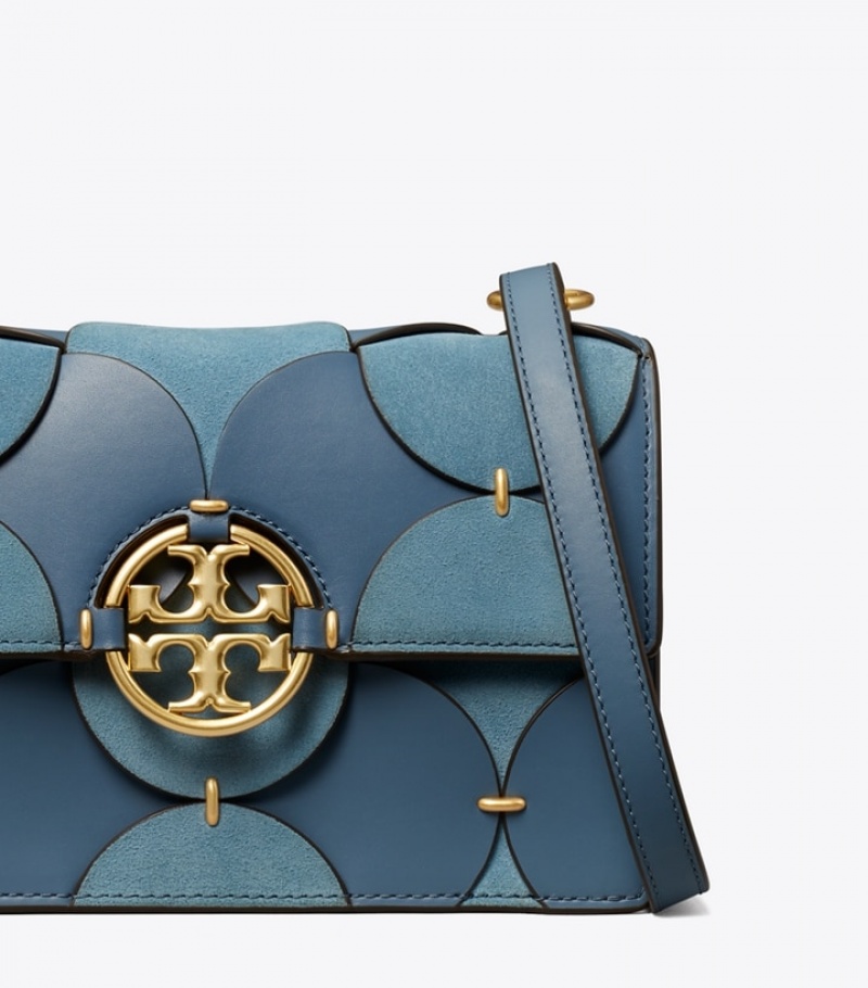 Tory Burch Small Miller Exotic Die-cut Flap Axelväska Dam | FWPVICZ-06