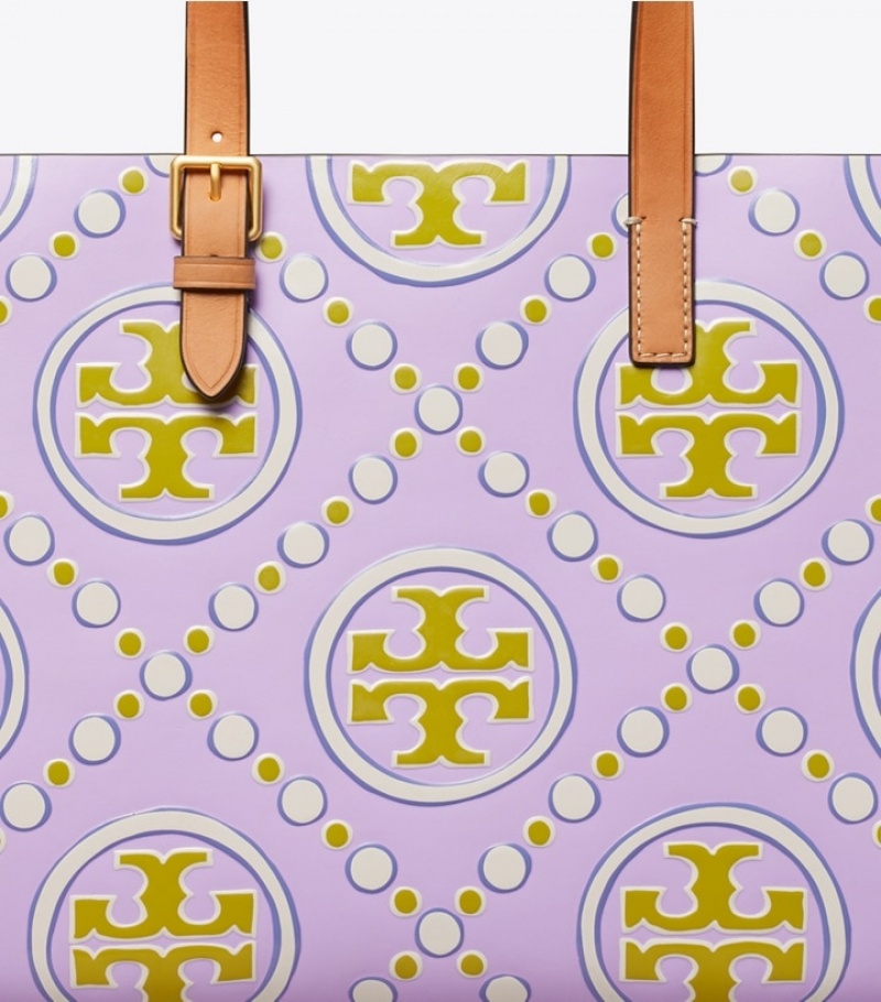 Tory Burch Small T Monogram Contrast Embossed Toteväska Dam | ILXPCAQ-76