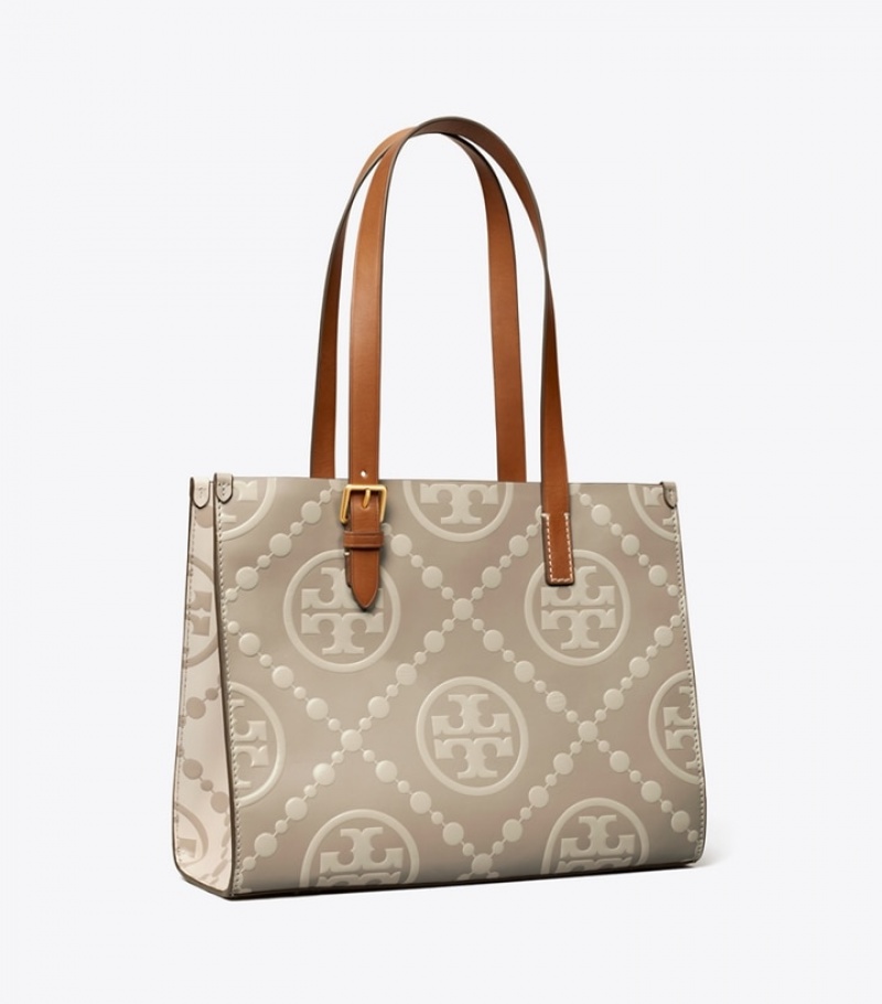 Tory Burch Small T Monogram Contrast Embossed Toteväska Dam | IBUWOZG-57