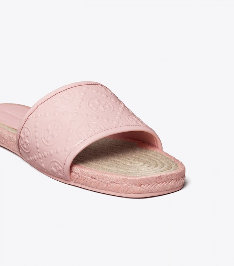 Tory Burch T Monogram Espadrille Slide Dam | FCYKZET-97