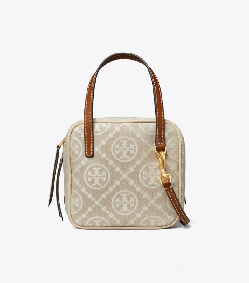 Tory Burch T Monogram Jacquard Cube Crossbody Väska Dam | KTUDFOL-03