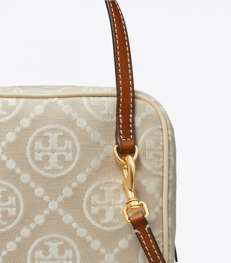 Tory Burch T Monogram Jacquard Cube Crossbody Väska Dam | KTUDFOL-03