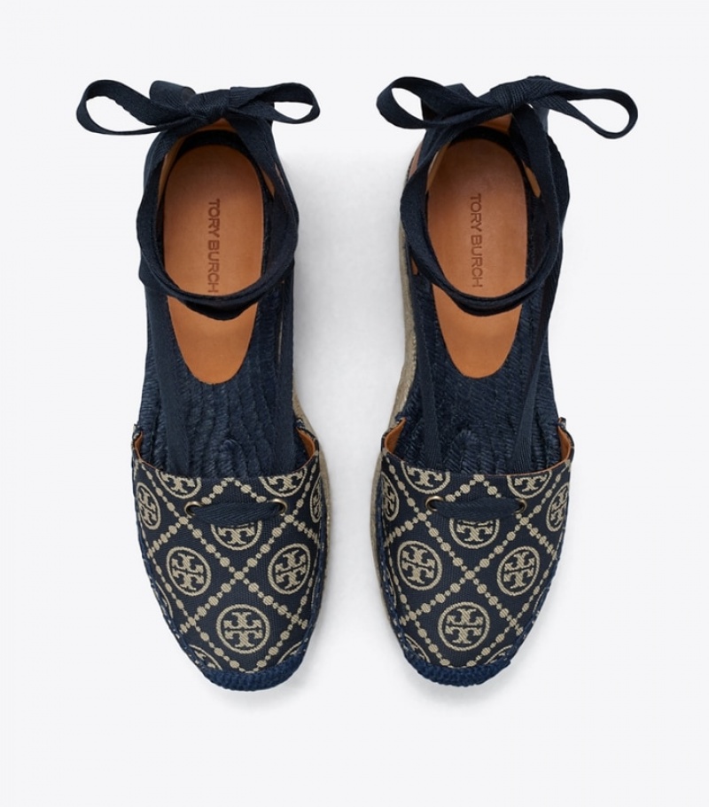 Tory Burch T Monogram Kilklack Espadriller Dam | XUTROEI-38